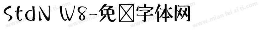 StdN W8字体转换